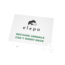 Load image into Gallery viewer, "Because Animals Can't Shoot Back" Elepa Puzzle (1000-Piece)