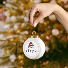 Load image into Gallery viewer, Elepa Ceramic Christmas Ball Ornament
