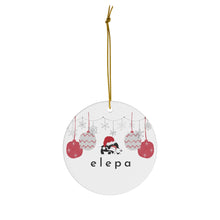 Load image into Gallery viewer, Elepa Round Ceramic Ornament, Flat
