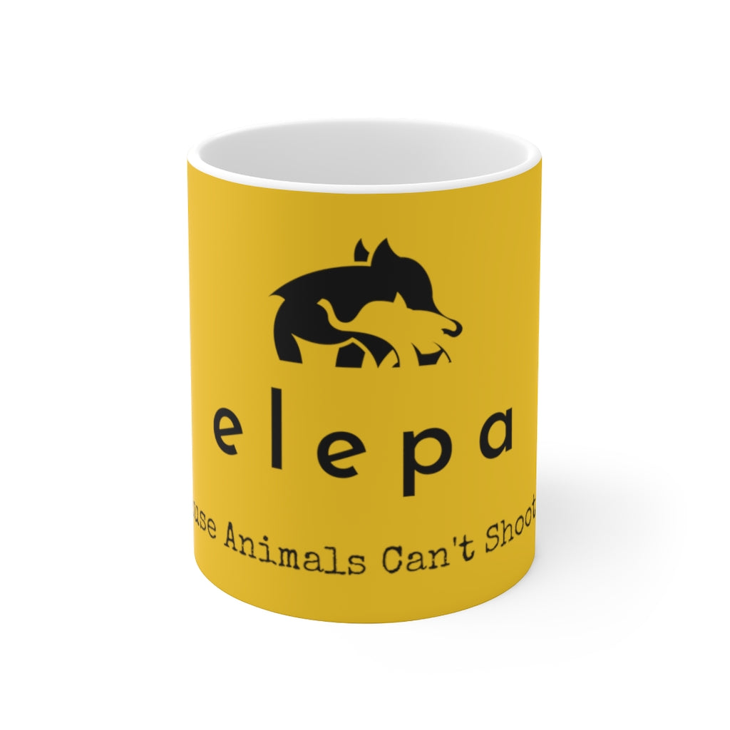 Elepa DEEP YELLOW Ceramic Mug 11oz