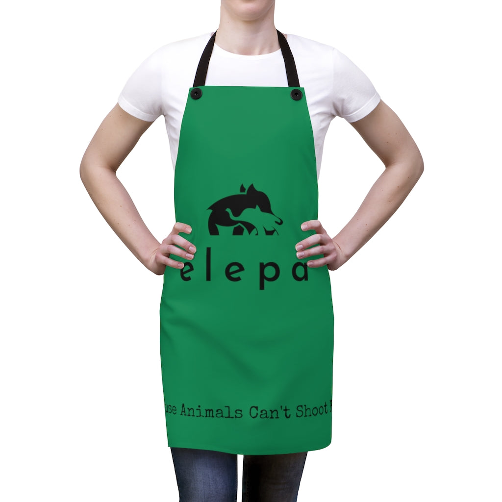 Elepa Cooking Apron in Forest Green