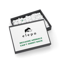 Load image into Gallery viewer, &quot;Because Animals Can&#39;t Shoot Back&quot; Elepa Puzzle (1000-Piece)
