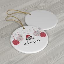 Load image into Gallery viewer, Elepa Round Ceramic Ornament, Flat
